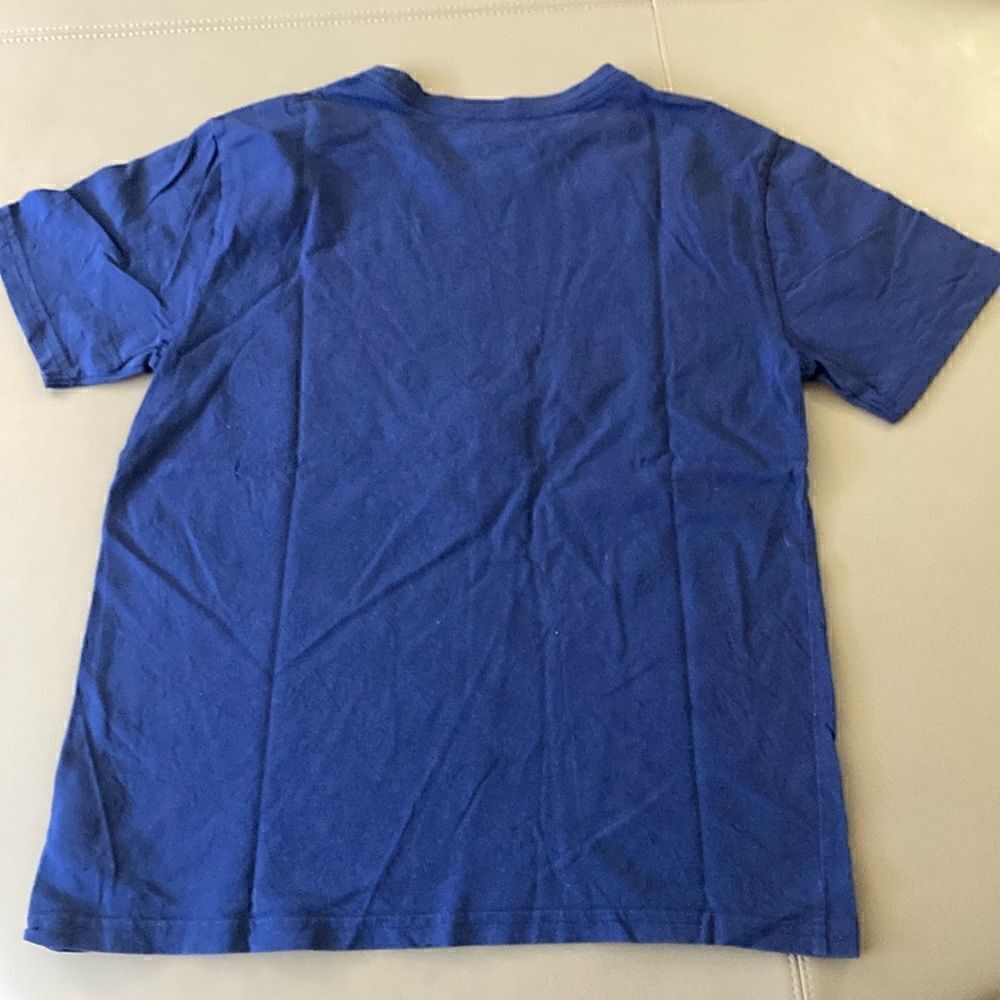 Polo Ralph Lauren Boys Size M Navy Short Sleeve Cotton Graphic Tee Shirt. - Picture 2 of 6